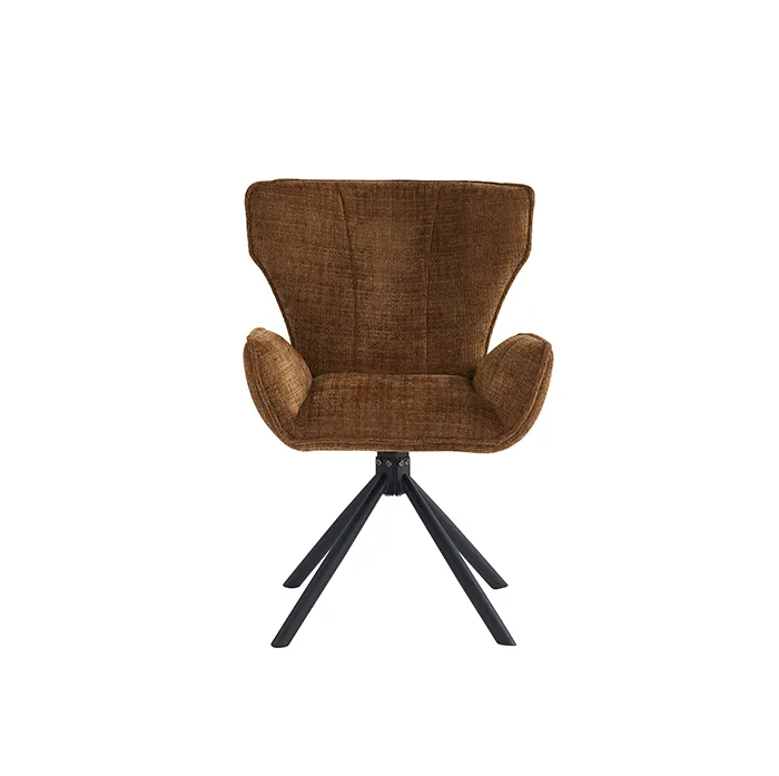 brown leather dining chairs