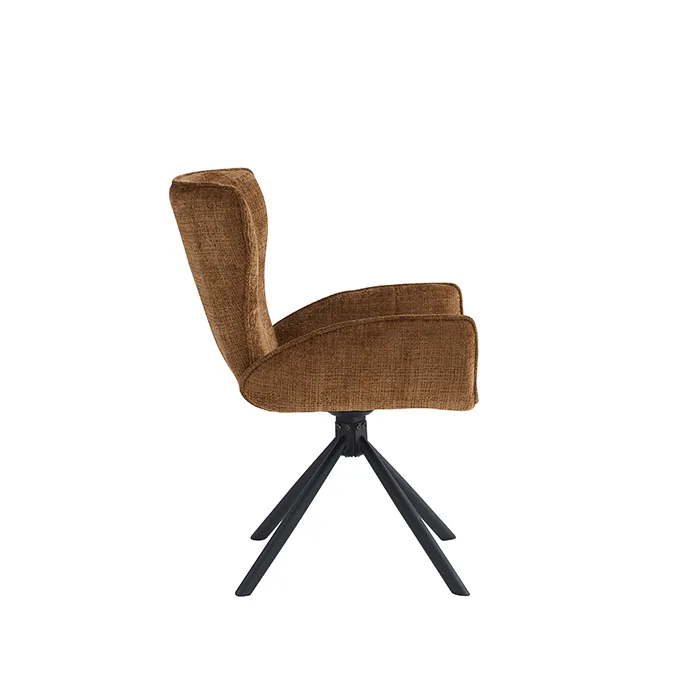 2 black dining chairs