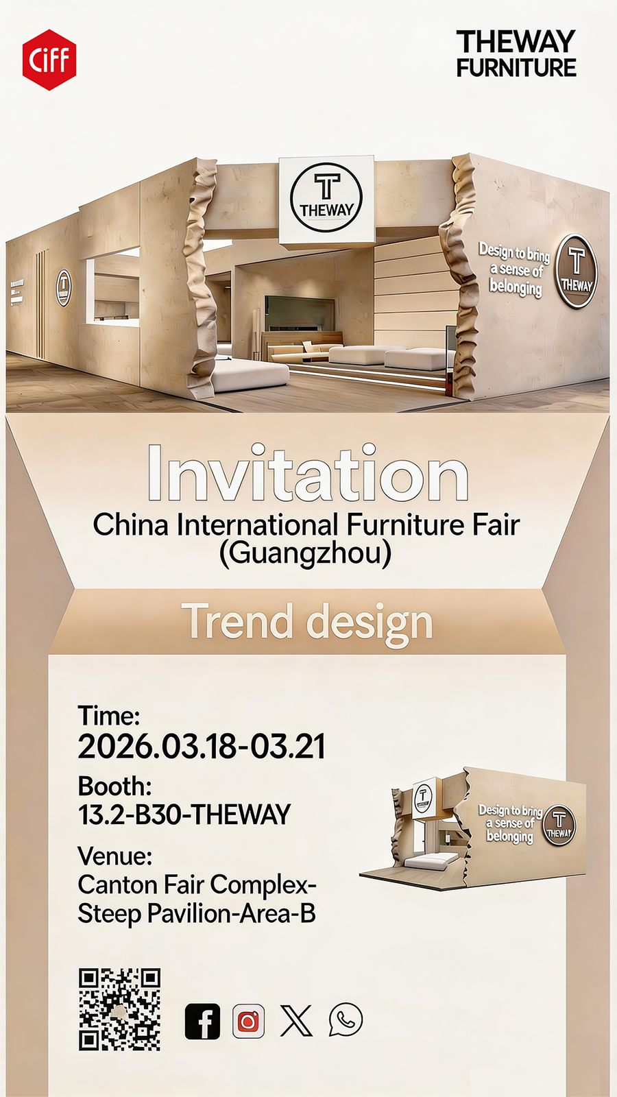 Tianjin Avenue Furniture to Exhibit at CIFF Guangzhou 2026 – Visit Booth 13.2-B30-THEWAY